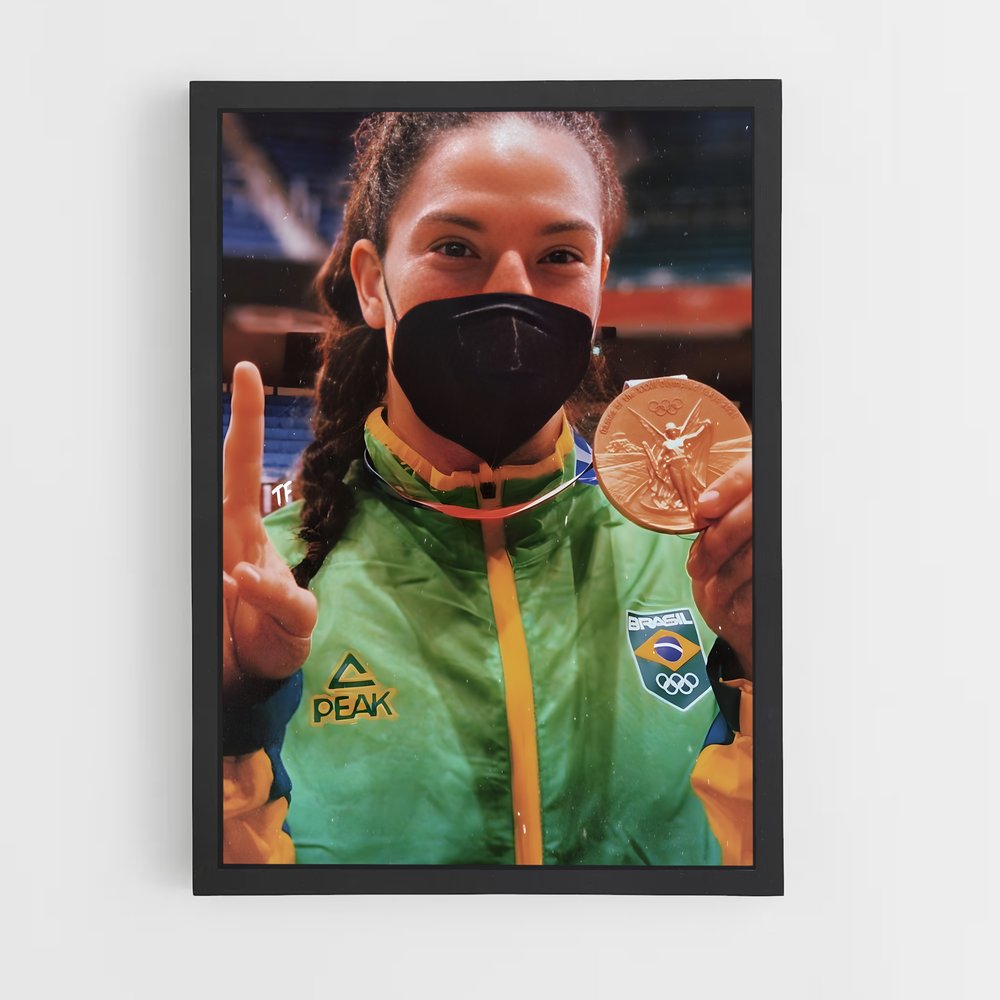 Poster Champione de l'Année – affiche Judo (vue 2)
